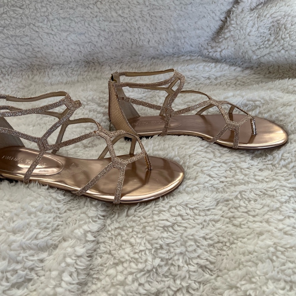 Ivanka Trump Brinze Strappy Sandals - Picture 3 of 6